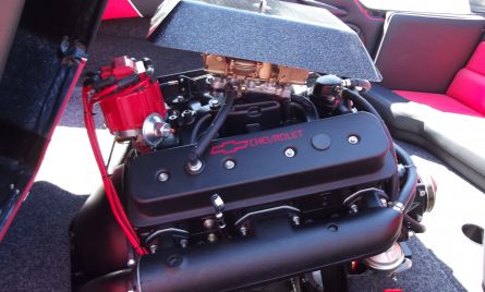 The Chevrolet 5.7lt inboard engine